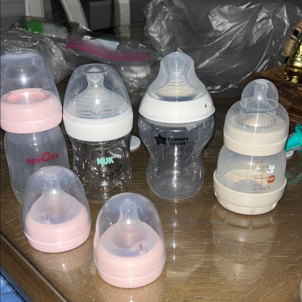 Tommee Tippee and NUK and Mam Baby Bottles Set